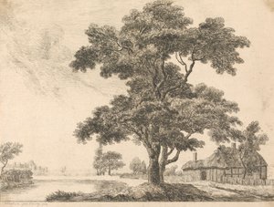 Paysage avec le château de Windsor - George Simon Harcourt