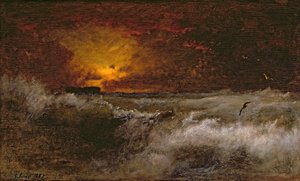 Coucher de soleil sur la mer, 1887