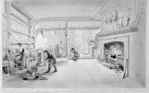 La Cuisine de la maison de café et de restauration de M. Sander, Newgate Street, 1828