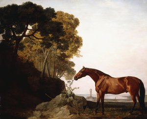 Un Arabe de la baie dans un paysage côtier, 1779