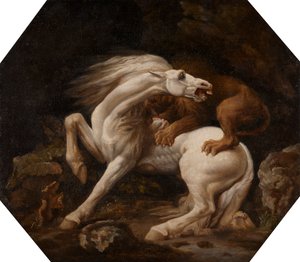 Cheval attaqué par un lion (Épisode C)