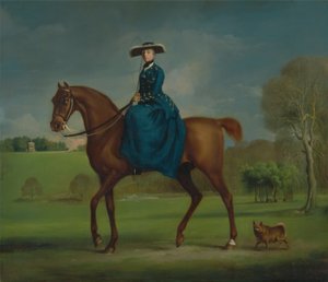 La comtesse de Coningsby en costume de chasseur de Charlton - George Stubbs