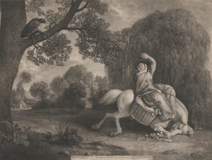 La femme du fermier et le corbeau - George Stubbs