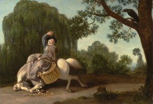 La femme du fermier et le corbeau, 1786