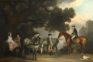 Les familles Milbanke et Melbourne, vers 1769