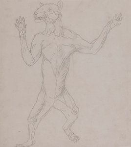 Corps de tigre, debout en posture humaine - George Stubbs