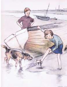 Vicky et Bill avec Rosie, de Mudlarks publié par Collins