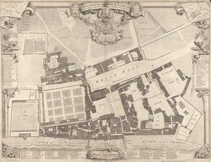 Enquête et plan du palais royal de Whitehall