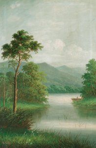 Bateau sur la rivière, 1801