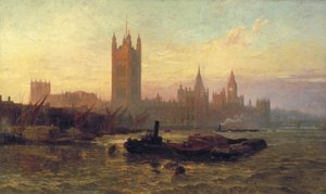 Le Palais de Westminster, 1892