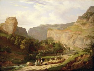 Vue des gorges de Cheddar - George Vincent
