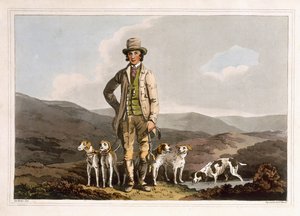 Le dresseur de chiens, gravé par Robert Havell l