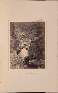 La chute inférieure sur le Bruar - George Washington Wilson