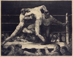 Un cerf chez Sharkey (lithographie) - George Wesley Bellows