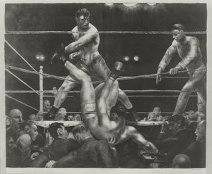 Dempsey et Firpo - George Wesley Bellows