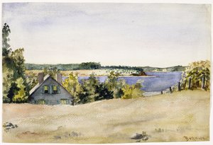 Gardiners Bay depuis Sag Harbor, 1899 - George Wesley Bellows