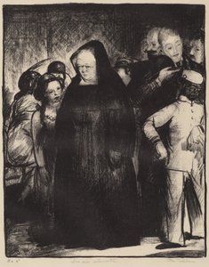 Dans un ascenseur, 1916 - George Wesley Bellows