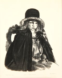 Jean avec un chapeau noir, 1923-24 - George Wesley Bellows