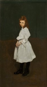 Petite fille en blanc Queenie Burnett, 1907