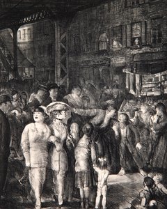 La rue, 1917