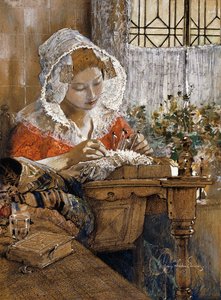 La dentellière flamande, c.1925