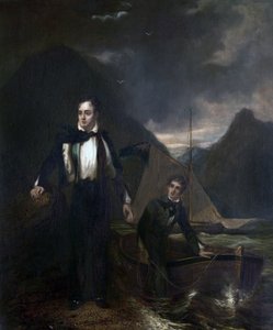 6e Lord Byron et son serviteur Robert Rushton