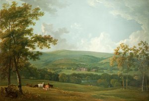 Vue lointaine de Towneley Hall, c.1777