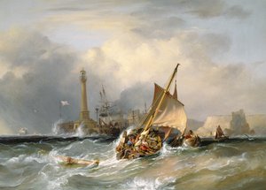 Lugger entrant à Margate