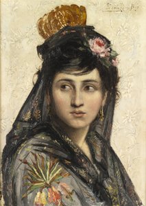 Une danseuse itinérante - George van den Bos