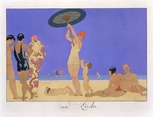 Au Lido, gravé par Henri Reidel