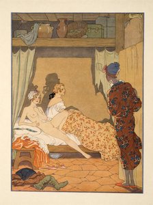 Scène de chambre, illustration des 