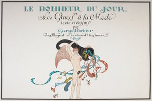 Page de titre illustrée. Une figure masculine nue.