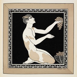 Nijinsky en faune dans le ballet L
