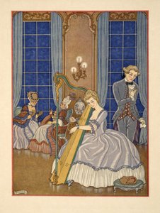 Valmont séduisant sa victime, illustration des 