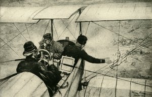 Le quatrième bras dans la Grande Guerre : éclaireurs aériens français au travail, Première Guerre mondiale, 1914-1918, vers 1920 - Georges Bertin Scott