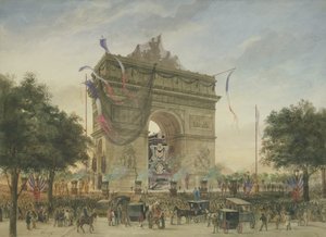 Les funérailles de Victor Hugo (1802-85) 1885 - Georges Francois Guiaud