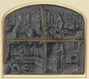 Quatre scènes des légendes de Judas et Pilate