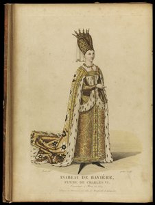 Isabeau de Bavière, reine de France, fin 18e siècle - Georges Jacques Gatine