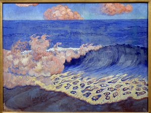 Bleu Marine, effets de vagues - Georges Lacombe