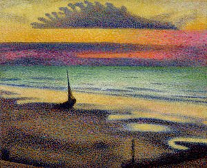 La plage à Heist, 1891-92