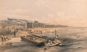 Forteresse de Yenikale regardant vers la mer d