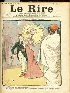 Illustration par Georges Meunier (1869-1934) pour la couverture de Le Rire