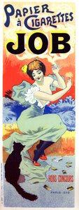 Papier à cigarette Job. Affiche par Georges Meunier