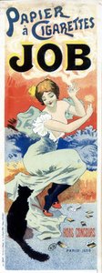 Affiche du papier à cigarettes "Job" par Georges Meunier