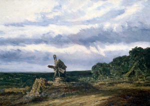 Paysage avec un moulin, vers 1783-1843
