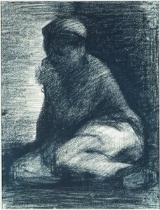 Jeune homme accroupi, vers 1882