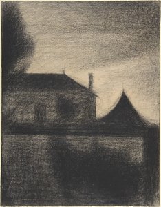 Maison au crépuscule - Georges Pierre Seurat