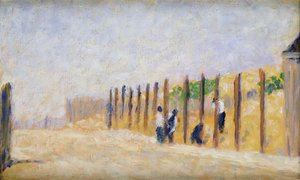 Poussée des poteaux - Georges Pierre Seurat