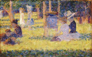 Étude pour La Grande Jatte, 1884-1885