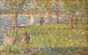 Étude pour La Grande Jatte, 1884-1885